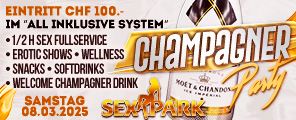 Sexpark Champagner Party